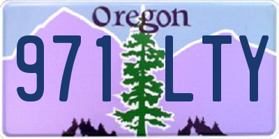 OR license plate 971LTY