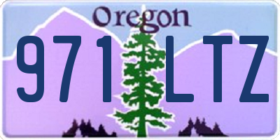 OR license plate 971LTZ
