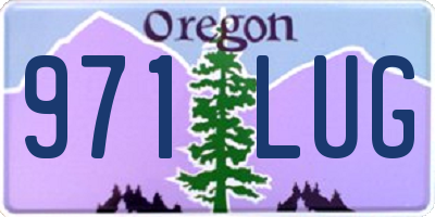 OR license plate 971LUG