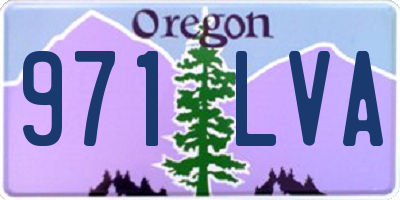 OR license plate 971LVA