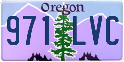 OR license plate 971LVC