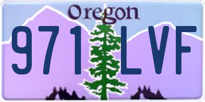OR license plate 971LVF