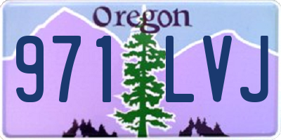 OR license plate 971LVJ