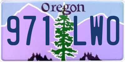 OR license plate 971LWO