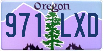 OR license plate 971LXD