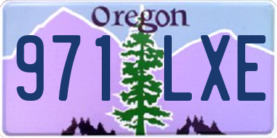OR license plate 971LXE