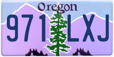 OR license plate 971LXJ