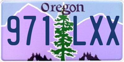 OR license plate 971LXX