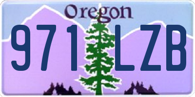 OR license plate 971LZB