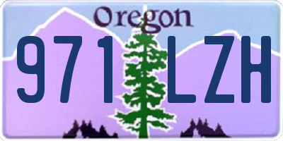 OR license plate 971LZH