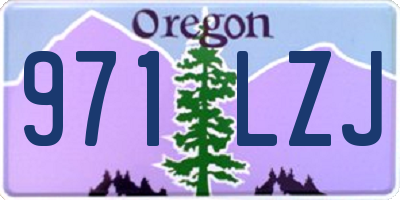 OR license plate 971LZJ