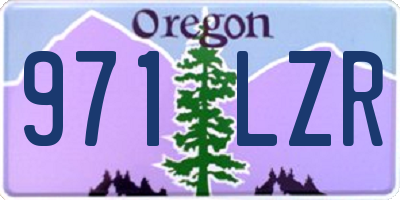OR license plate 971LZR