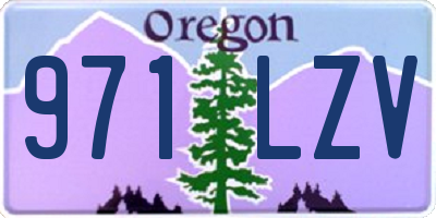 OR license plate 971LZV