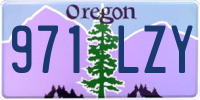 OR license plate 971LZY
