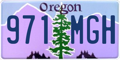 OR license plate 971MGH