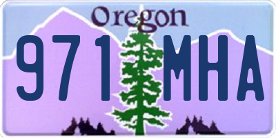 OR license plate 971MHA