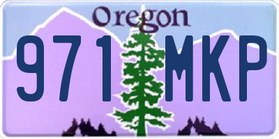 OR license plate 971MKP