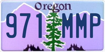 OR license plate 971MMP