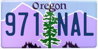 OR license plate 971NAL