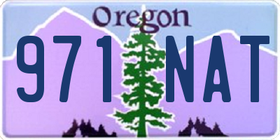 OR license plate 971NAT