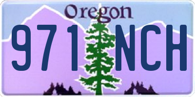 OR license plate 971NCH