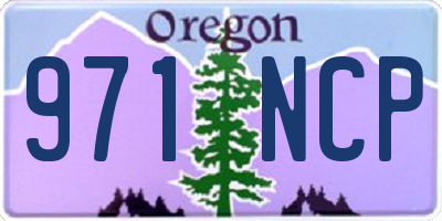 OR license plate 971NCP