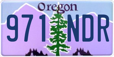 OR license plate 971NDR