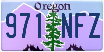 OR license plate 971NFZ
