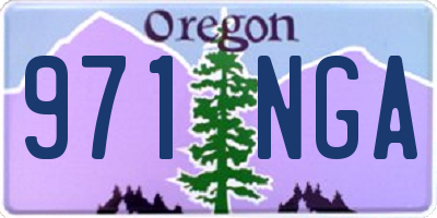 OR license plate 971NGA