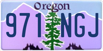 OR license plate 971NGJ