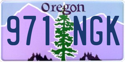 OR license plate 971NGK