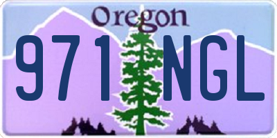 OR license plate 971NGL