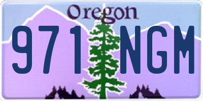 OR license plate 971NGM