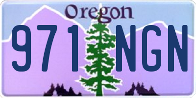 OR license plate 971NGN