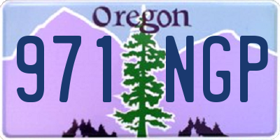 OR license plate 971NGP