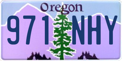OR license plate 971NHY