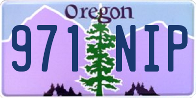OR license plate 971NIP