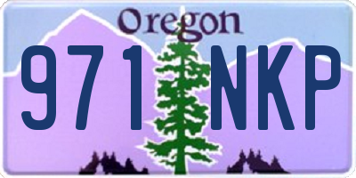 OR license plate 971NKP
