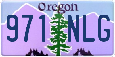 OR license plate 971NLG