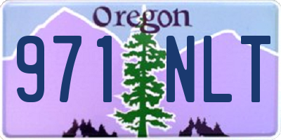 OR license plate 971NLT