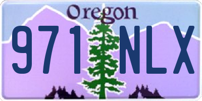 OR license plate 971NLX