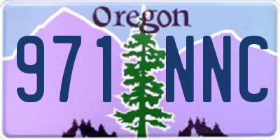 OR license plate 971NNC