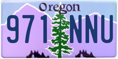 OR license plate 971NNU