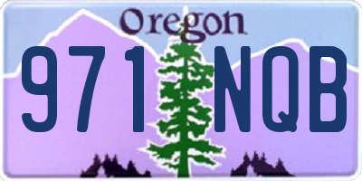 OR license plate 971NQB