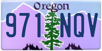 OR license plate 971NQV