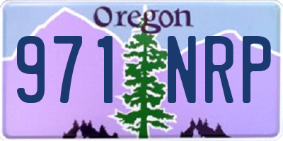 OR license plate 971NRP