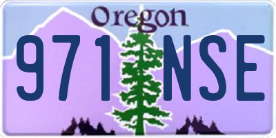 OR license plate 971NSE