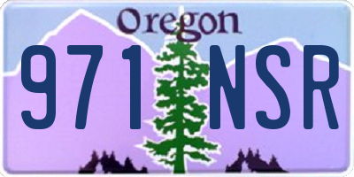 OR license plate 971NSR