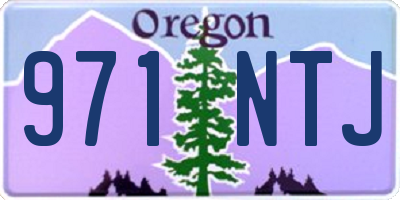 OR license plate 971NTJ