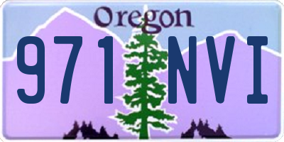 OR license plate 971NVI